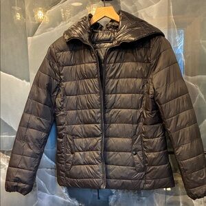 Zara double sided Women's Black Puffer Jacket size XL